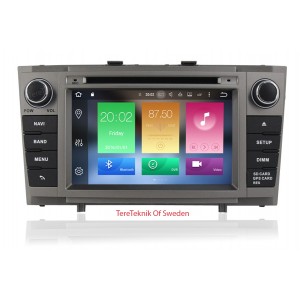 TOYOTA Avensis Android retrofit Bilstereo Navigation Passar 2008 - 2013 